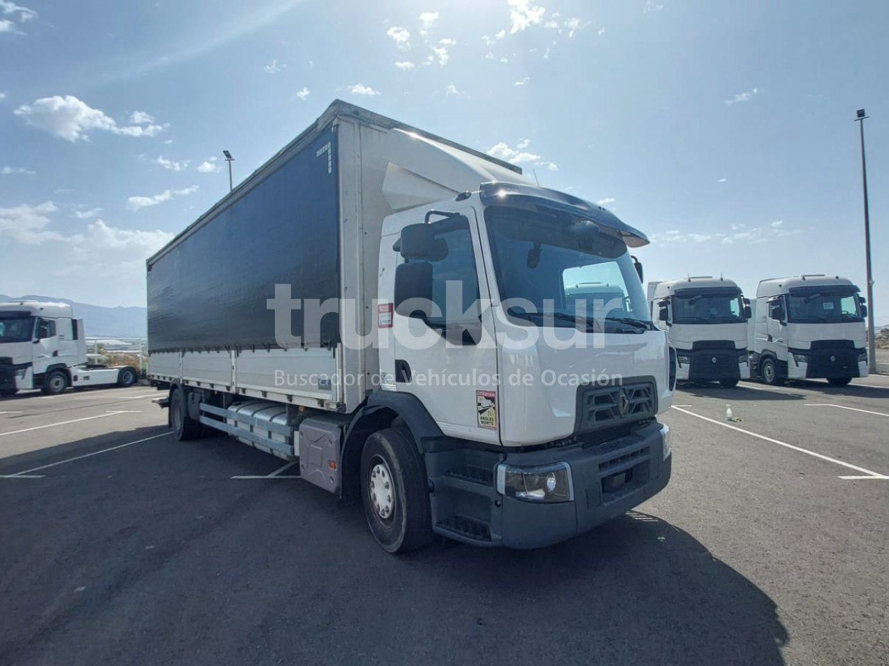 RENAULT D380.18 - Curtain side truck: picture 2 RENAULT D380.18 - Curtain side truck: picture 2