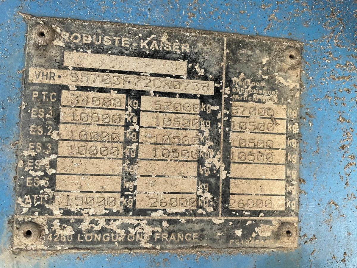 Low loader semi-trailer Kaiser: picture 7