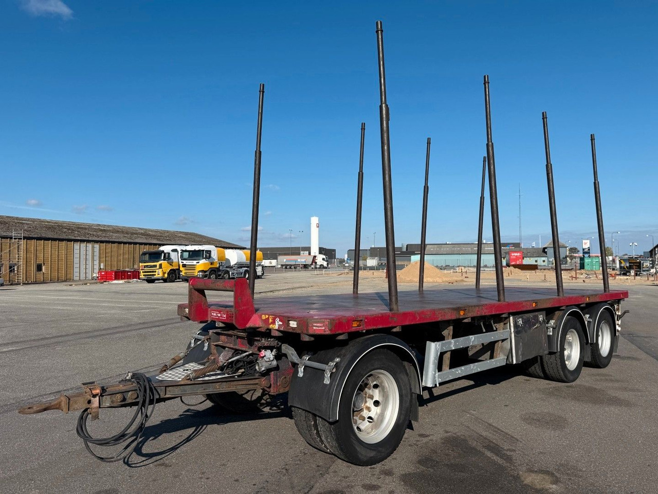 Menke-Janzen 24 t. 3 axle Woodtransport / Holztransport - Log trailer: picture 1 Menke-Janzen 24 t. 3 axle Woodtransport / Holztransport - Log trailer: picture 1