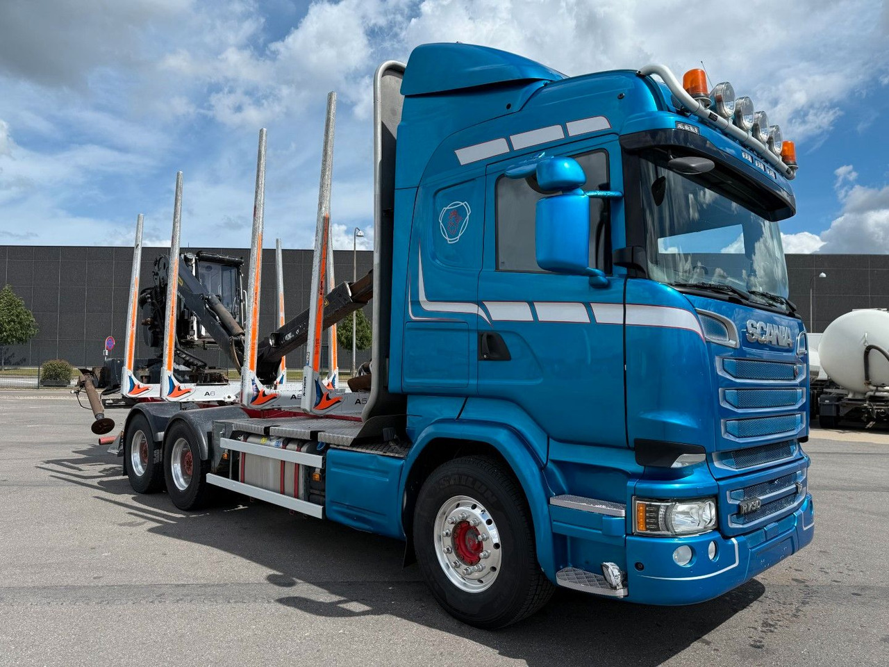 Scania R730 V8 6x4 Palfinger Epsilon M12L80 / Holz Wood - Logging truck, Crane truck: picture 3 Scania R730 V8 6x4 Palfinger Epsilon M12L80 / Holz Wood - Logging truck, Crane truck: picture 3