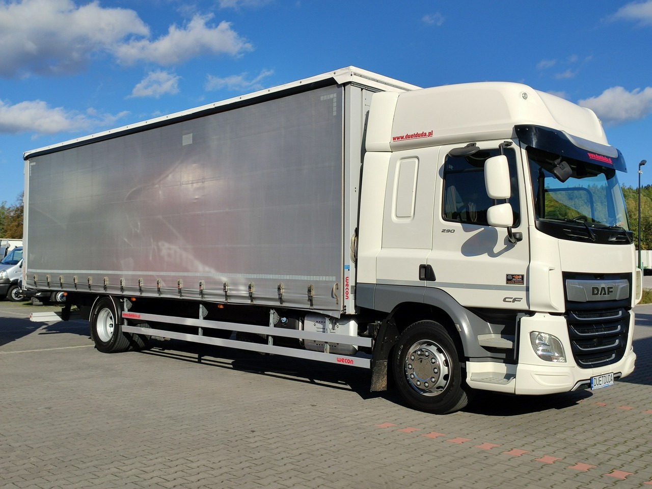 DAF CF 290 E6 Firana Tył Drzwi Dach Podnoszony / Zsuwany Długi 9.30m - Curtain side truck: picture 5 DAF CF 290 E6 Firana Tył Drzwi Dach Podnoszony / Zsuwany Długi 9.30m - Curtain side truck: picture 5