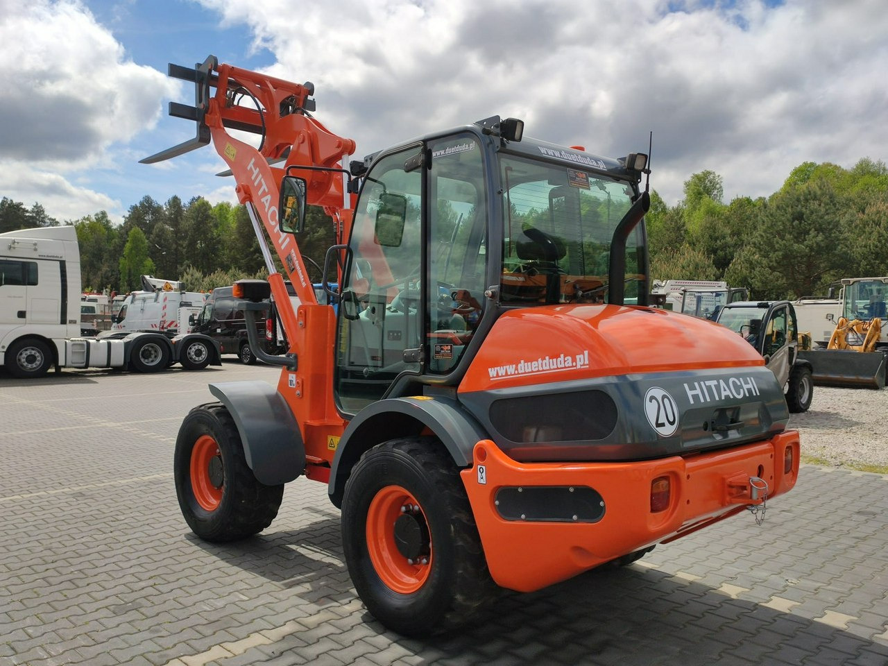 Wheel loader Hitachi ZW75 Wheel Loader Szybko-Złącze Widły Stan Bardzo Dobry: picture 10