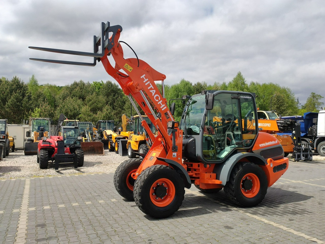 Wheel loader Hitachi ZW75 Wheel Loader Szybko-Złącze Widły Stan Bardzo Dobry: picture 9