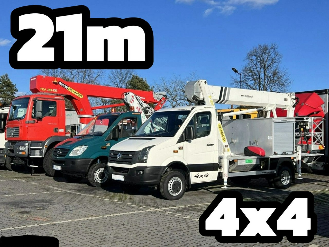 Iveco Volkswagen Crafter 4x4 Zwyżka 21m Palfinger P210BK JIP-Ogon udt - Truck with aerial platform: picture 1 Iveco Volkswagen Crafter 4x4 Zwyżka 21m Palfinger P210BK JIP-Ogon udt - Truck with aerial platform: picture 1