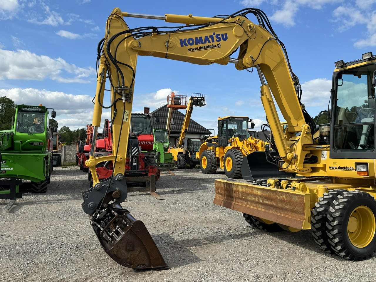 Komatsu PW 98 MR 8 Pług + Podpory 10ton Szybkozłącze - Wheel excavator: picture 4 Komatsu PW 98 MR 8 Pług + Podpory 10ton Szybkozłącze - Wheel excavator: picture 4
