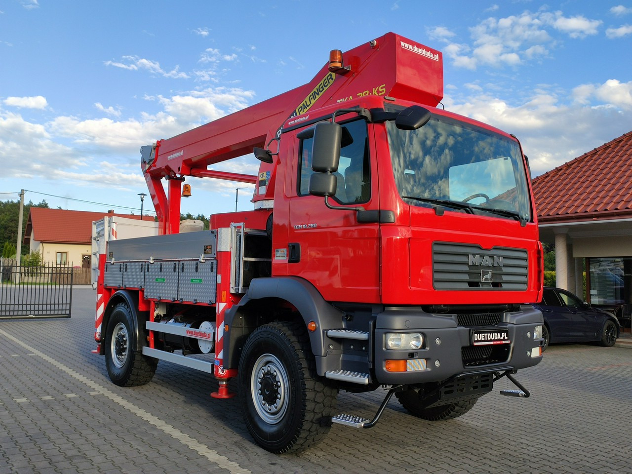 MAN TGM 18.280 4x4 Zwyżka Bison Palfinger TKA 28 Podnośnik Koszowy - Truck with aerial platform: picture 5 MAN TGM 18.280 4x4 Zwyżka Bison Palfinger TKA 28 Podnośnik Koszowy - Truck with aerial platform: picture 5