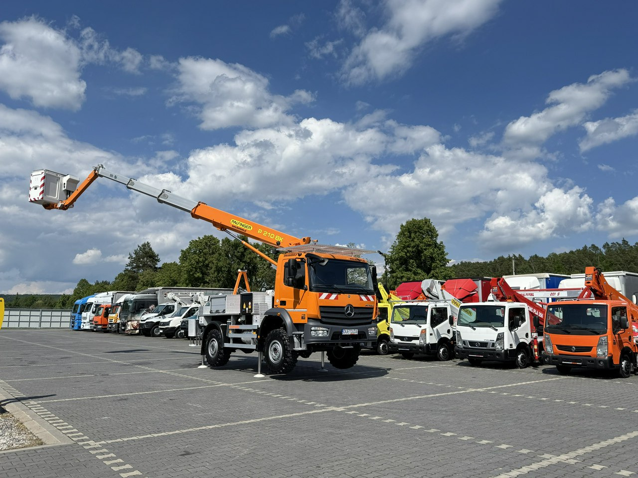 Mercedes Atego 718 E6 4x4 Zwyżka PALFINGER P210 BK Podnośnik Koszowy - Truck with aerial platform: picture 4 Mercedes Atego 718 E6 4x4 Zwyżka PALFINGER P210 BK Podnośnik Koszowy - Truck with aerial platform: picture 4