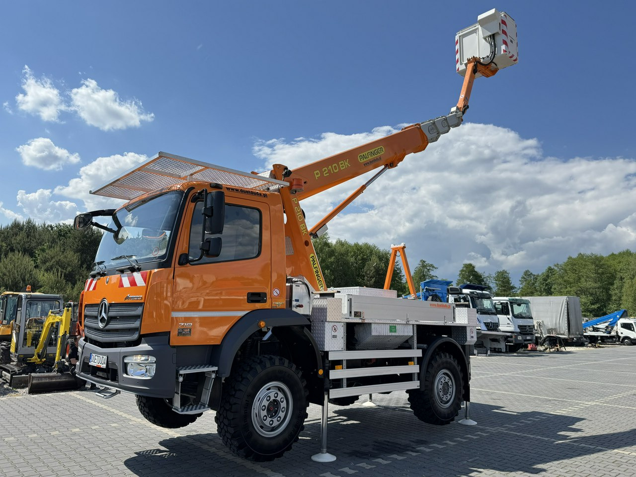 Mercedes Atego 718 E6 4x4 Zwyżka PALFINGER P210 BK Podnośnik Koszowy - Truck with aerial platform: picture 3 Mercedes Atego 718 E6 4x4 Zwyżka PALFINGER P210 BK Podnośnik Koszowy - Truck with aerial platform: picture 3