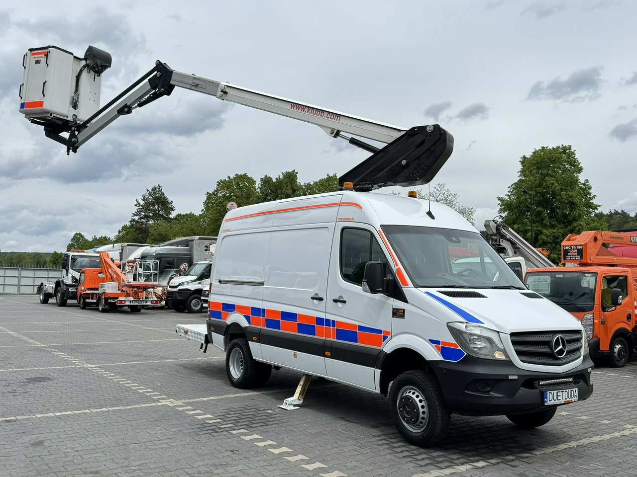Mercedes Sprinter Zwyżka Podnośnik Koszowy KLUBB K42P UDT WUMAG GSR - Truck with aerial platform: picture 3 Mercedes Sprinter Zwyżka Podnośnik Koszowy KLUBB K42P UDT WUMAG GSR - Truck with aerial platform: picture 3