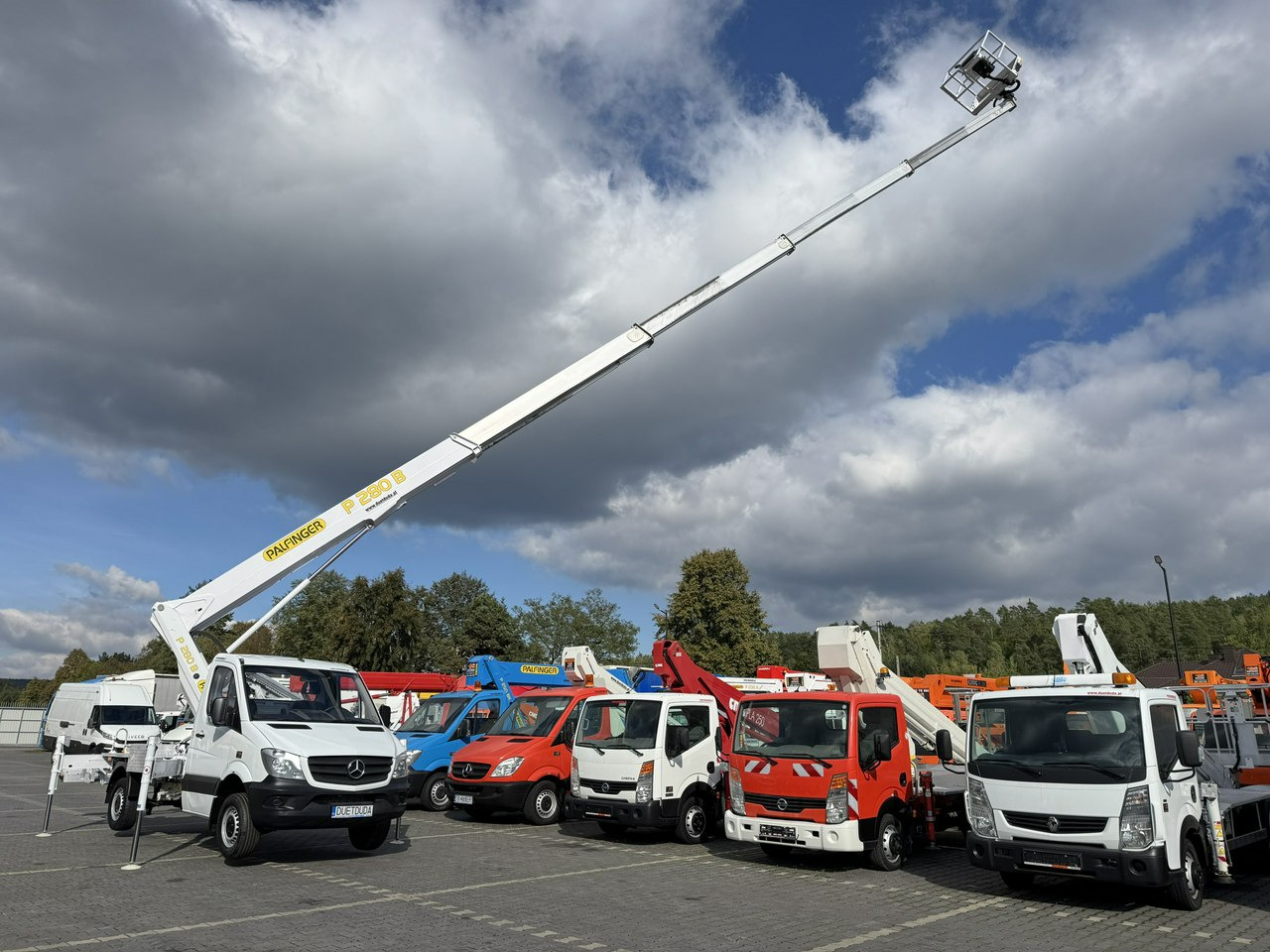 Mercedes Sprinter Zwyżka Podnośnik Koszowy PALFINGER P280 B UDT - Truck with aerial platform: picture 2 Mercedes Sprinter Zwyżka Podnośnik Koszowy PALFINGER P280 B UDT - Truck with aerial platform: picture 2