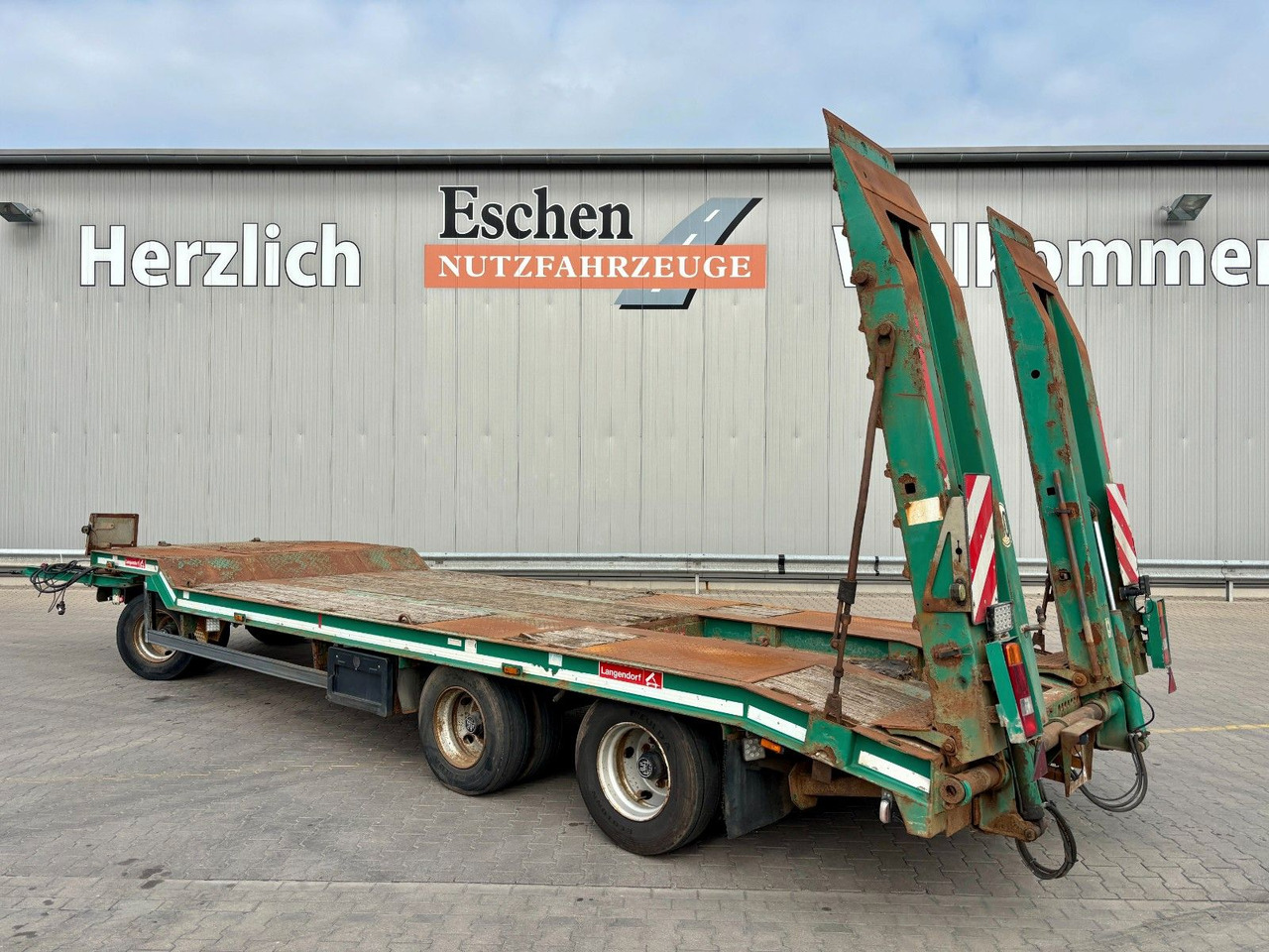 Langendorf Anhänger | hydraulische Rampen*Blatt*BPW-Achsen - Low loader trailer: picture 3 Langendorf Anhänger | hydraulische Rampen*Blatt*BPW-Achsen - Low loader trailer: picture 3