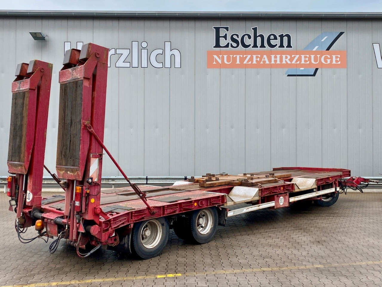 Langendorf Tieflader| hydr. Scherenrampen*verbreiterbar*SAF - Low loader trailer: picture 4 Langendorf Tieflader| hydr. Scherenrampen*verbreiterbar*SAF - Low loader trailer: picture 4
