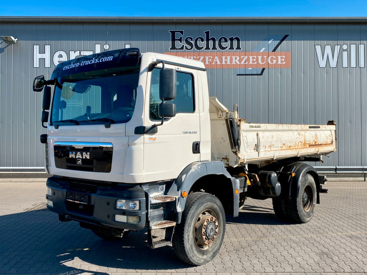 MAN TGM 18.290 4x4 | MEILLER*AHK*Oel*Blatt*1.Hand - Tipper: picture 1 MAN TGM 18.290 4x4 | MEILLER*AHK*Oel*Blatt*1.Hand - Tipper: picture 1