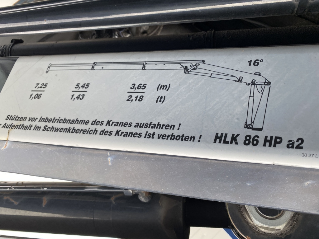 Mercedes-Benz 1224 L Atego / MKG-Faltkran - Dropside/ Flatbed truck, Crane truck: picture 5 Mercedes-Benz 1224 L Atego / MKG-Faltkran - Dropside/ Flatbed truck, Crane truck: picture 5