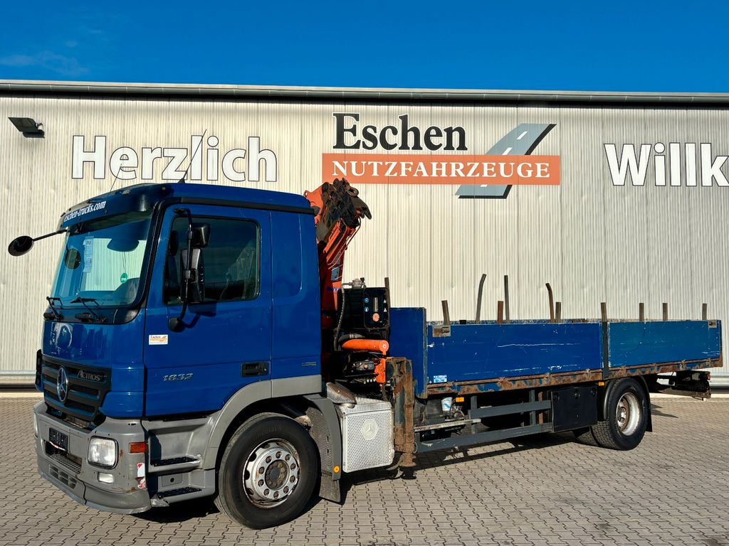 Mercedes-Benz Actros 1832 I Terex 85.2A3*9,10m*Telligent*Klima - Dropside/ Flatbed truck, Crane truck: picture 1 Mercedes-Benz Actros 1832 I Terex 85.2A3*9,10m*Telligent*Klima - Dropside/ Flatbed truck, Crane truck: picture 1