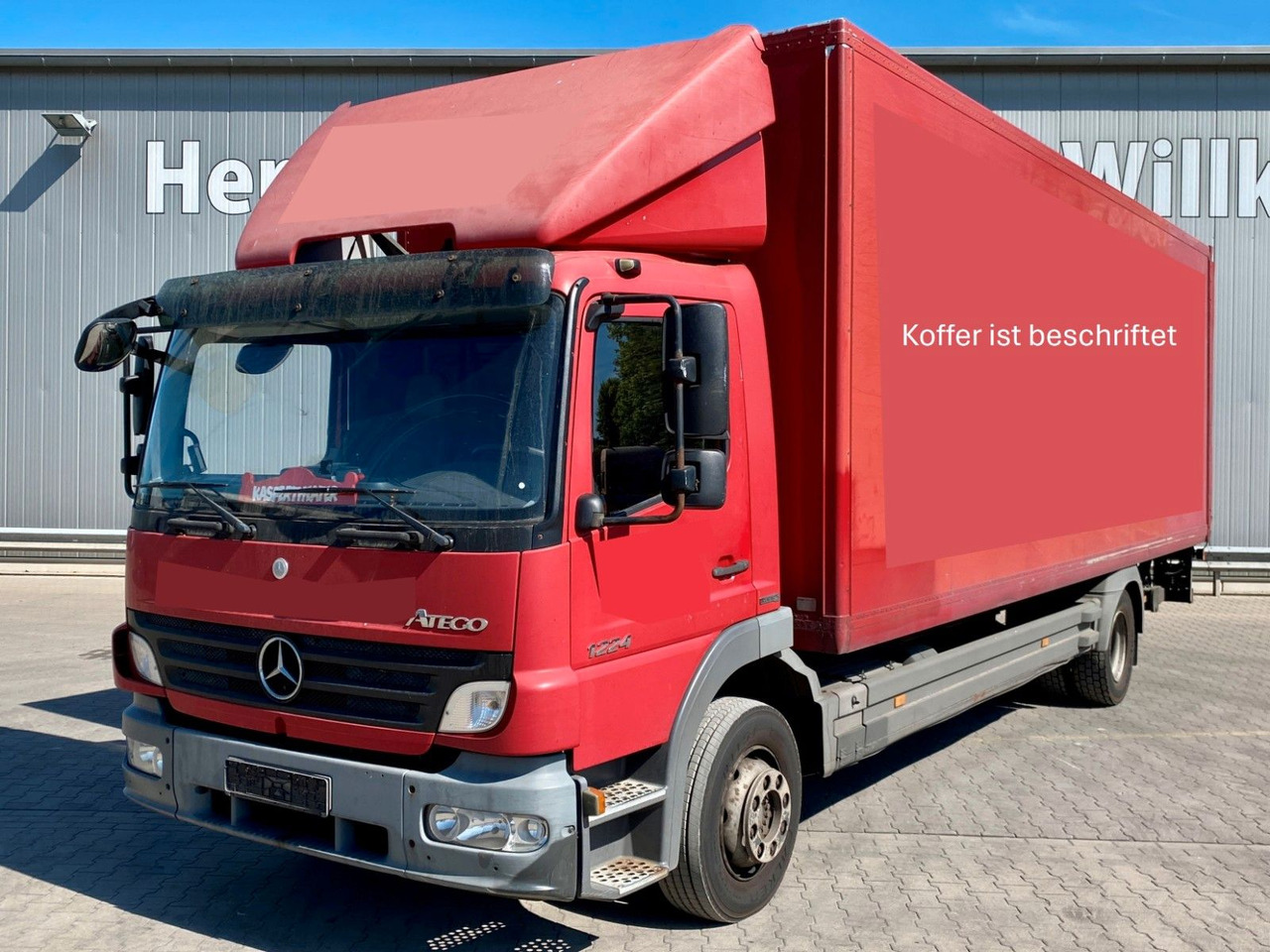 Mercedes-Benz Atego 1224 | BÄR LBW 1,50to*3x Sitze*Klima*AHK - Box truck: picture 1 Mercedes-Benz Atego 1224 | BÄR LBW 1,50to*3x Sitze*Klima*AHK - Box truck: picture 1