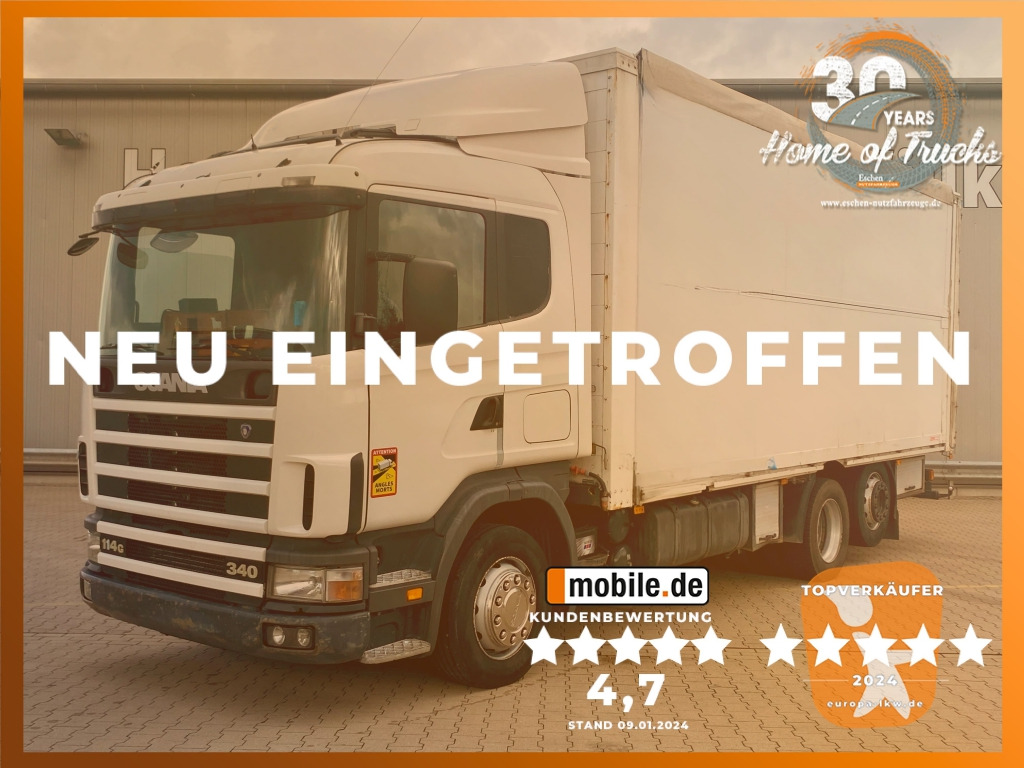 Scania 114 G 340 / 6x2 BL - Curtain side truck: picture 1 Scania 114 G 340 / 6x2 BL - Curtain side truck: picture 1