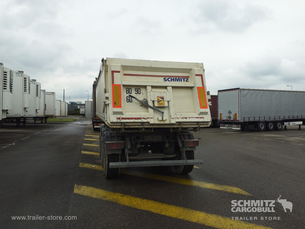 Tipper semi-trailer SCHMITZ Tipper Alu-square sided body 27m³: picture 8