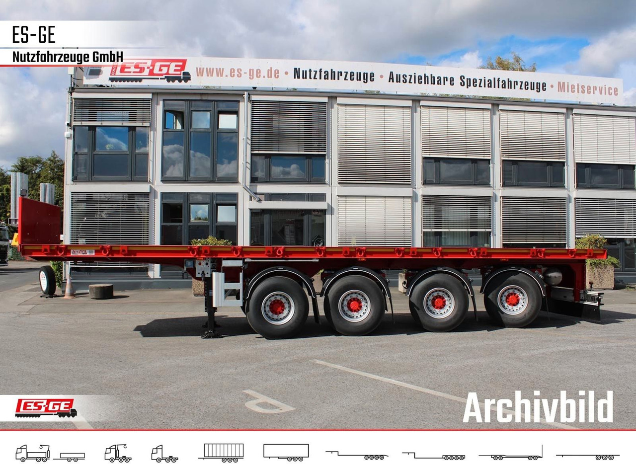 Dropside/ Flatbed semi-trailer ES-GE 4-Achs-Ballastauflieger: picture 10 Dropside/ Flatbed semi-trailer ES-GE 4-Achs-Ballastauflieger: picture 10
