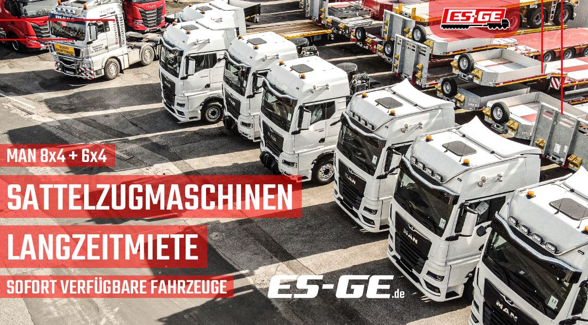 Dropside/ Flatbed semi-trailer ES-GE 4-Achs-Ballastauflieger: picture 11 Dropside/ Flatbed semi-trailer ES-GE 4-Achs-Ballastauflieger: picture 11