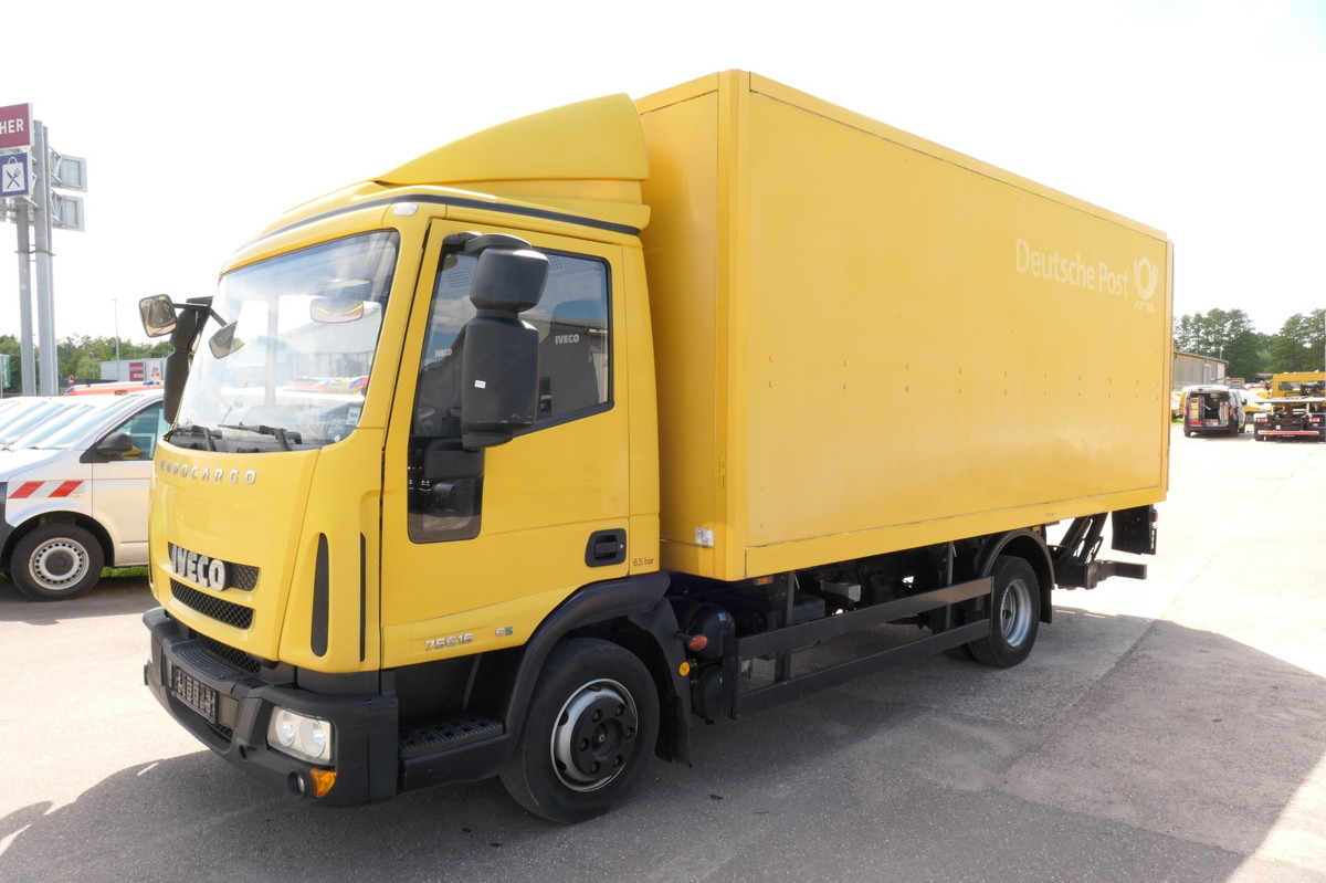 IVECO EuroCargo ML 75 E 16 P LBW LUFT AUTOMATIK COC EU - Closed box van: picture 1 IVECO EuroCargo ML 75 E 16 P LBW LUFT AUTOMATIK COC EU - Closed box van: picture 1