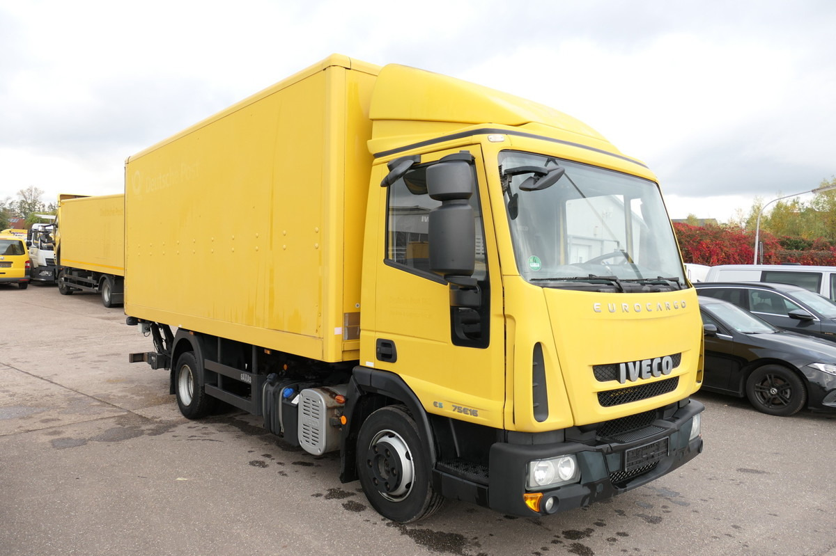 IVECO EuroCargo ML 75 E 16 P LBW LUFT AUTOMATIK - Box truck: picture 2 IVECO EuroCargo ML 75 E 16 P LBW LUFT AUTOMATIK - Box truck: picture 2