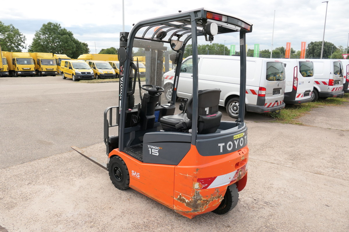 TOYOTA 7 FBEST 15 DUPLEX 4-VENTIL 3-Rad - Electric forklift: picture 3 TOYOTA 7 FBEST 15 DUPLEX 4-VENTIL 3-Rad - Electric forklift: picture 3