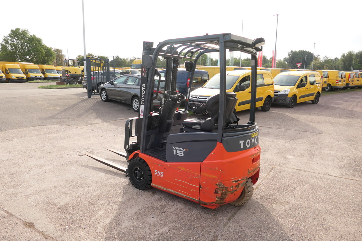 TOYOTA 7FBEST 15 3-Rad DUPLEX HUBHÖHE 3m - Electric forklift: picture 4 TOYOTA 7FBEST 15 3-Rad DUPLEX HUBHÖHE 3m - Electric forklift: picture 4