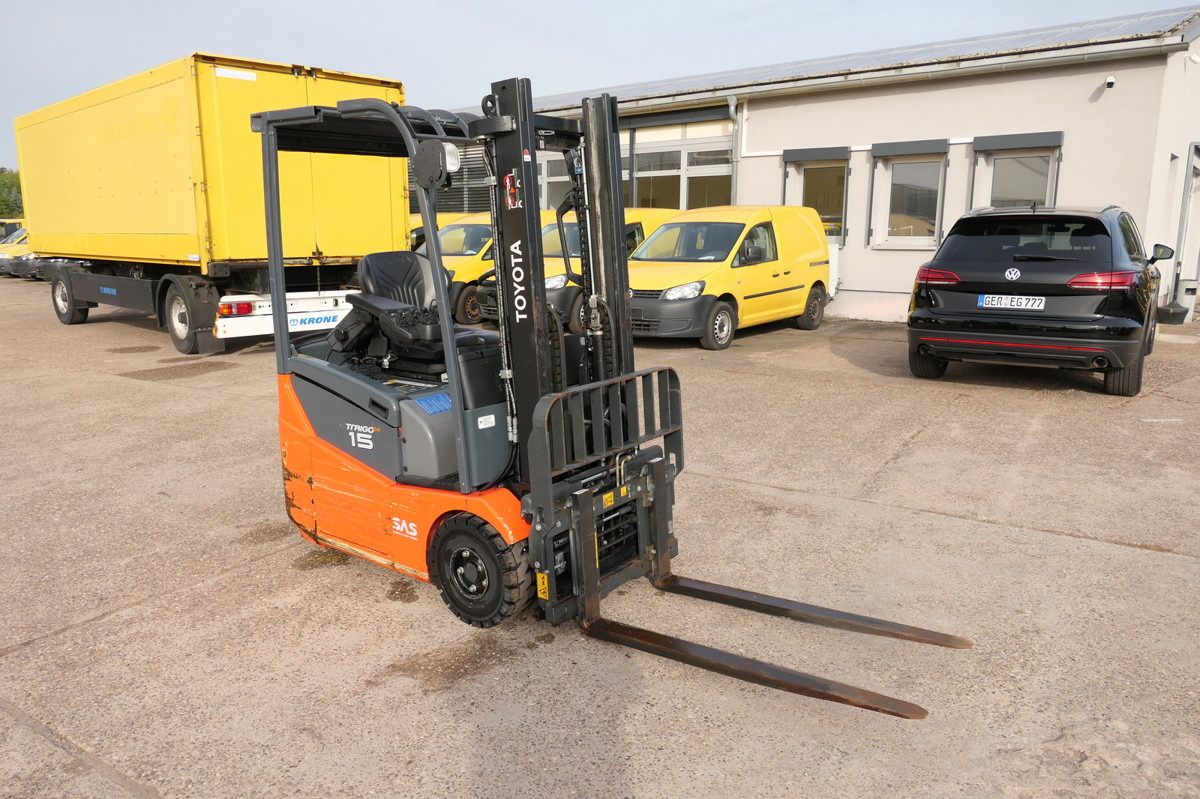 TOYOTA 7FBEST 15 3-Rad DUPLEX HUBHÖHE 3m - Electric forklift: picture 1 TOYOTA 7FBEST 15 3-Rad DUPLEX HUBHÖHE 3m - Electric forklift: picture 1
