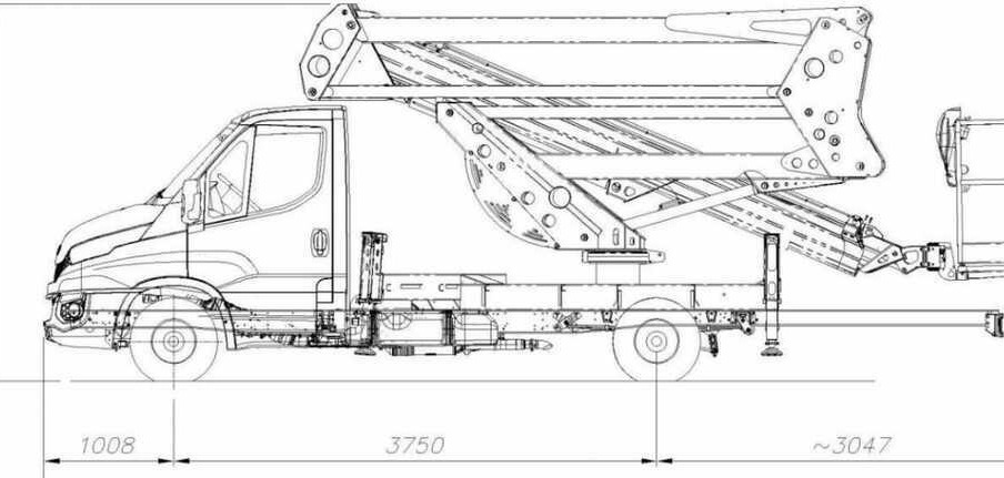 SOCAGE 20 D (IVECO) - Truck with aerial platform: picture 4 SOCAGE 20 D (IVECO) - Truck with aerial platform: picture 4