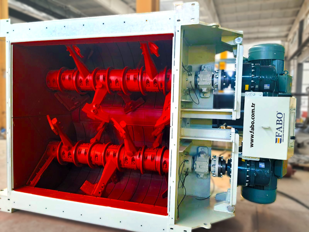 FABO twin shaft mixer - Concrete mixer: picture 1 FABO twin shaft mixer - Concrete mixer: picture 1