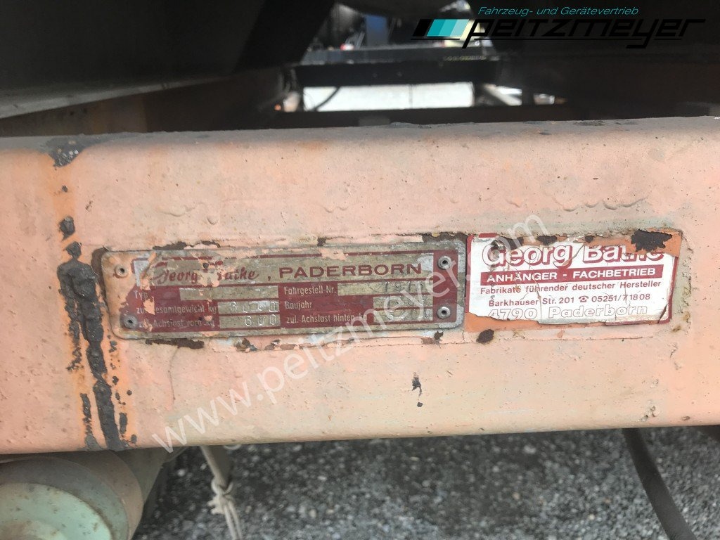 Asphalt distributor BATHE TANDEMANHÄNGER Bitum / Teerkocher 3,5 m³: picture 14 Asphalt distributor BATHE TANDEMANHÄNGER Bitum / Teerkocher 3,5 m³: picture 14