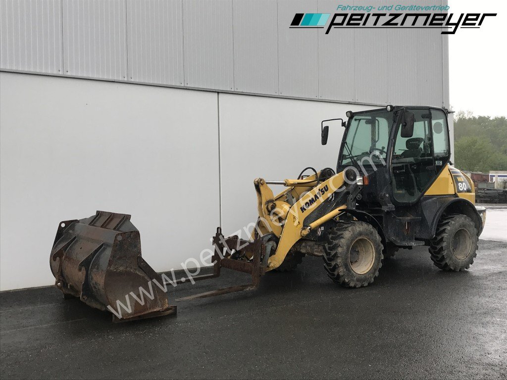 Komatsu RADLADER WA 80-6 Palettengabel und Standardschaufel - Wheel loader: picture 1 Komatsu RADLADER WA 80-6 Palettengabel und Standardschaufel - Wheel loader: picture 1