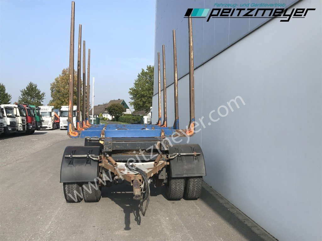 Krämer Kurzholzanhänger 20 t. Holzanhänger 4 Paar Exte Stahlrungen, Alcoa Alufelgen - Log trailer: picture 5 Krämer Kurzholzanhänger 20 t. Holzanhänger 4 Paar Exte Stahlrungen, Alcoa Alufelgen - Log trailer: picture 5