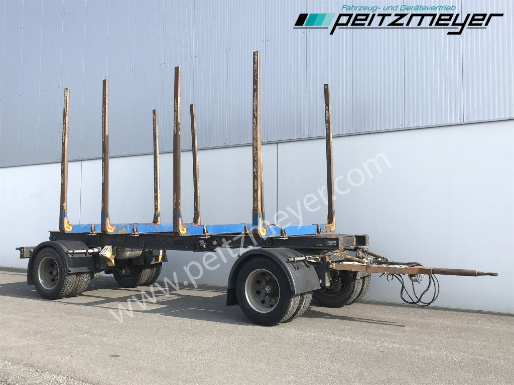 Krämer Kurzholzanhänger 20 t. Holzanhänger 4 Paar Exte Stahlrungen, Alcoa Alufelgen - Log trailer: picture 3 Krämer Kurzholzanhänger 20 t. Holzanhänger 4 Paar Exte Stahlrungen, Alcoa Alufelgen - Log trailer: picture 3