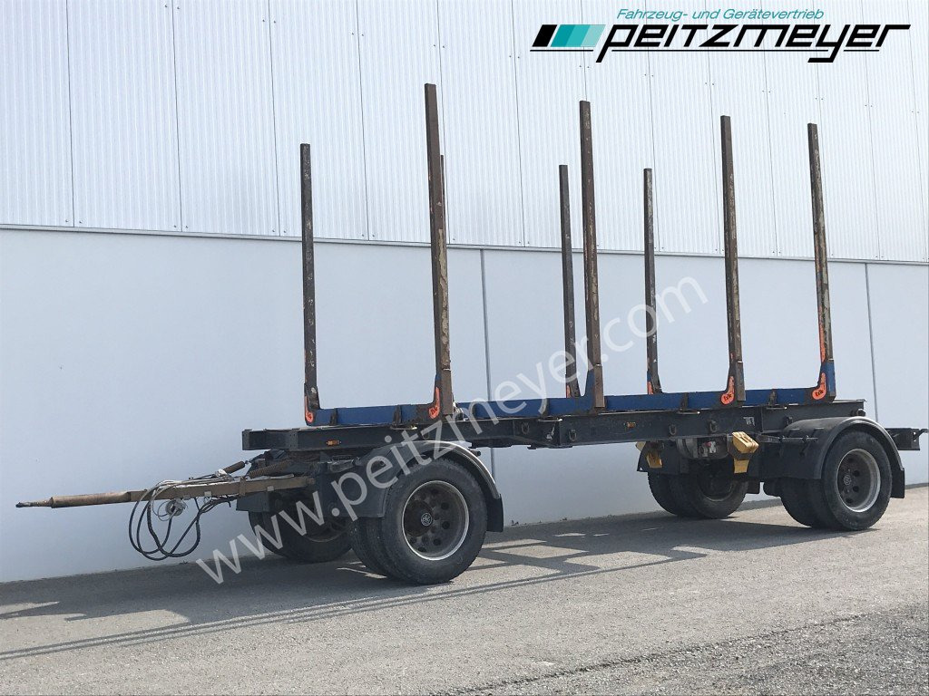Krämer Kurzholzanhänger 20 t. Holzanhänger 4 Paar Exte Stahlrungen, Alcoa Alufelgen - Log trailer: picture 4 Krämer Kurzholzanhänger 20 t. Holzanhänger 4 Paar Exte Stahlrungen, Alcoa Alufelgen - Log trailer: picture 4