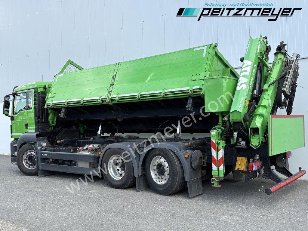 MAN TGS 26.460 FL 6x2 Kipper+Kran+Funk Lenkachse, 2-Seitenkipper, Atlas 172.3 - Tipper: picture 5 MAN TGS 26.460 FL 6x2 Kipper+Kran+Funk Lenkachse, 2-Seitenkipper, Atlas 172.3 - Tipper: picture 5