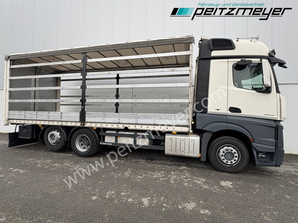 Curtain side truck MERCEDES-BENZ Actros 2545 LL Pritsche, Klima, Standklima, PPC, EU 6 MP 4 - Edscha: picture 8 Curtain side truck MERCEDES-BENZ Actros 2545 LL Pritsche, Klima, Standklima, PPC, EU 6 MP 4 - Edscha: picture 8