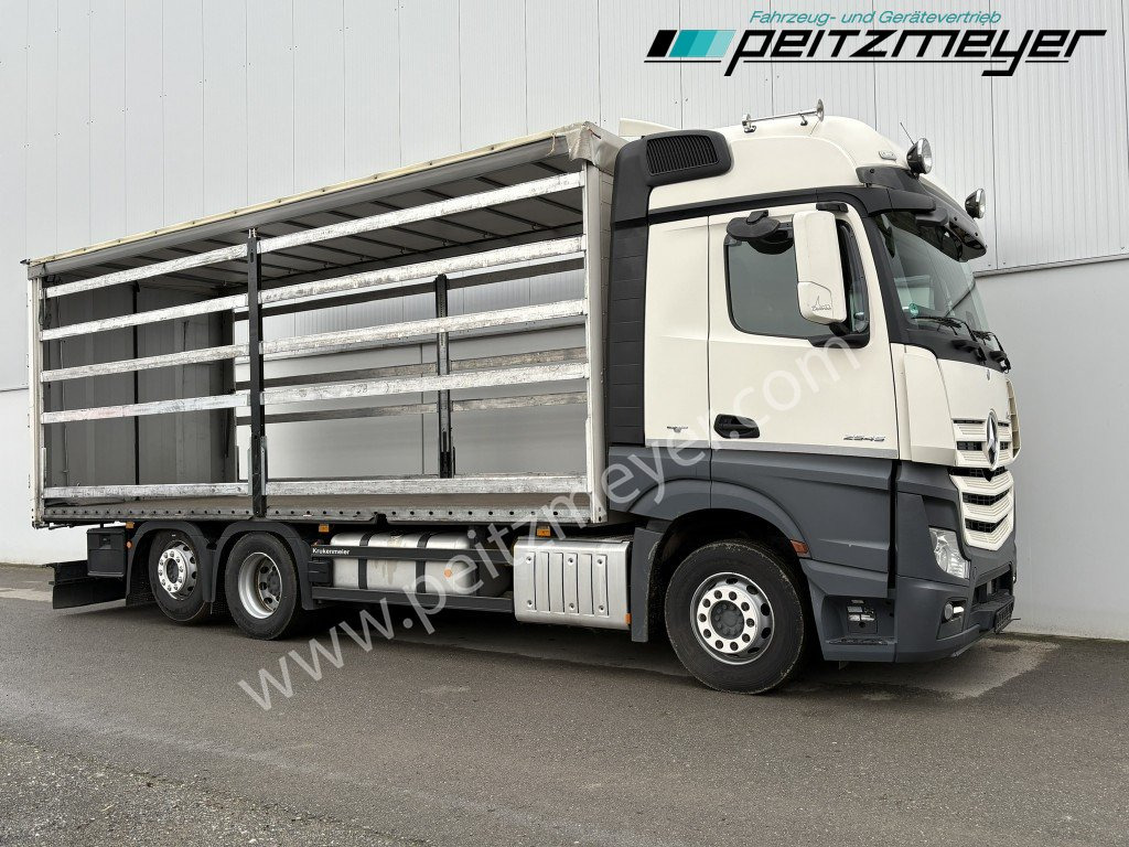 MERCEDES-BENZ Actros 2545 LL Pritsche, Klima, Standklima, PPC, EU 6 MP 4 - Edscha - Curtain side truck: picture 2 MERCEDES-BENZ Actros 2545 LL Pritsche, Klima, Standklima, PPC, EU 6 MP 4 - Edscha - Curtain side truck: picture 2