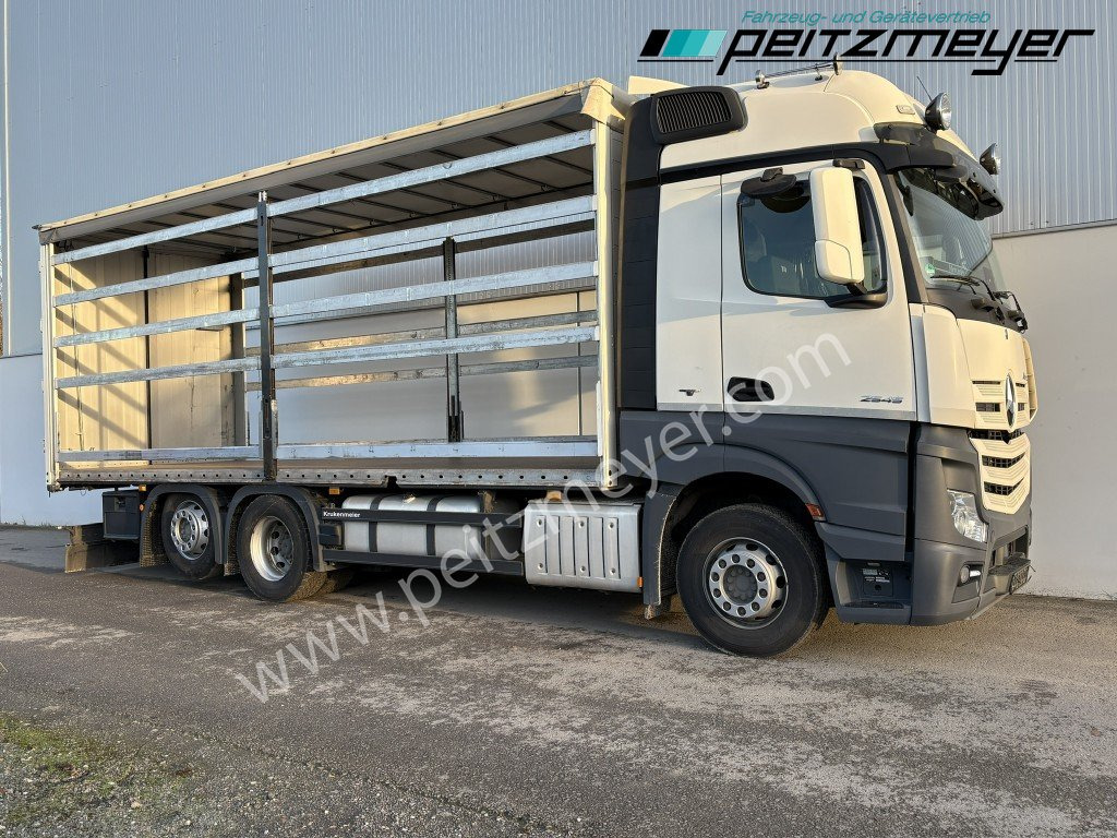MERCEDES-BENZ Actros 2545 LL Pritsche, Klima, Standklima, PPC, EU 6 MP 4 - Edscha - Curtain side truck: picture 2 MERCEDES-BENZ Actros 2545 LL Pritsche, Klima, Standklima, PPC, EU 6 MP 4 - Edscha - Curtain side truck: picture 2