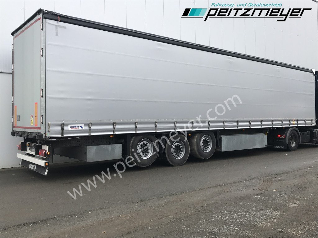 SCHMITZ SCS verzinkt, Edscha, 2 x Liftachse, Palettenk. - Curtainsider semi-trailer: picture 1 SCHMITZ SCS verzinkt, Edscha, 2 x Liftachse, Palettenk. - Curtainsider semi-trailer: picture 1