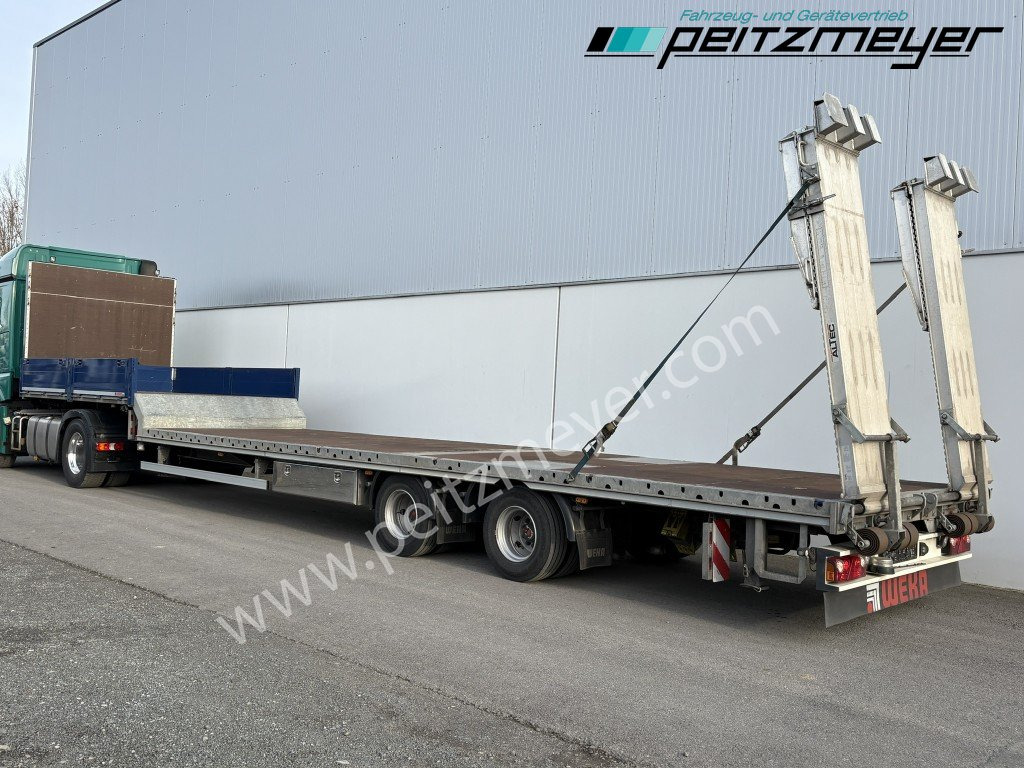 WEKA Tieflader 2-Achs SA-PRIJU-PL-13.46-2x9L mech. Doppelrampen, 1x Lenkachse, verzinkt - Low loader semi-trailer: picture 2 WEKA Tieflader 2-Achs SA-PRIJU-PL-13.46-2x9L mech. Doppelrampen, 1x Lenkachse, verzinkt - Low loader semi-trailer: picture 2