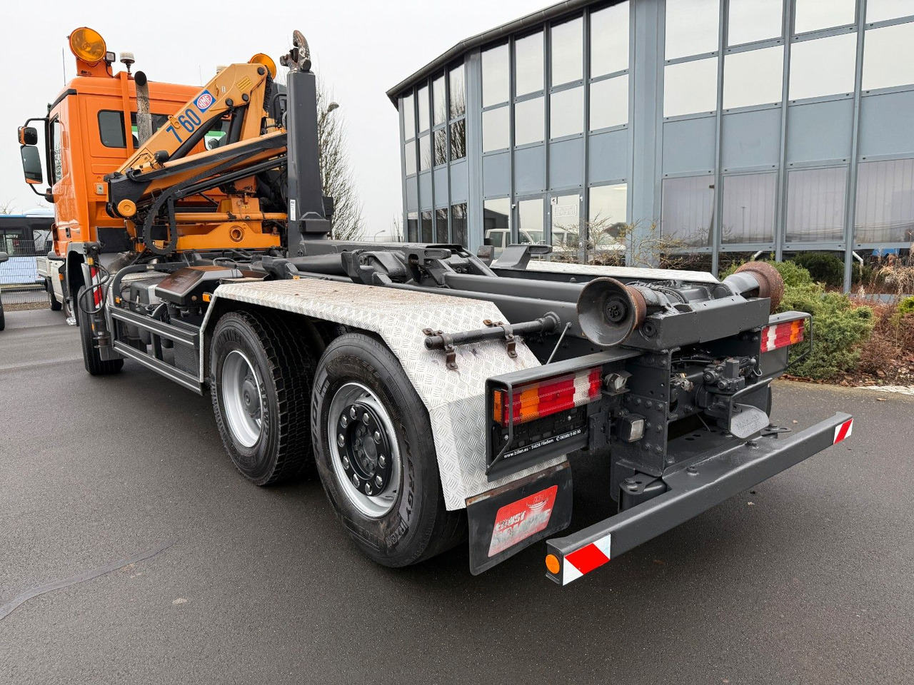 Mercedes-Benz Actros 2632 6x4/2 Meiller + HMF Kran - Hook lift truck, Crane truck: picture 4 Mercedes-Benz Actros 2632 6x4/2 Meiller + HMF Kran - Hook lift truck, Crane truck: picture 4