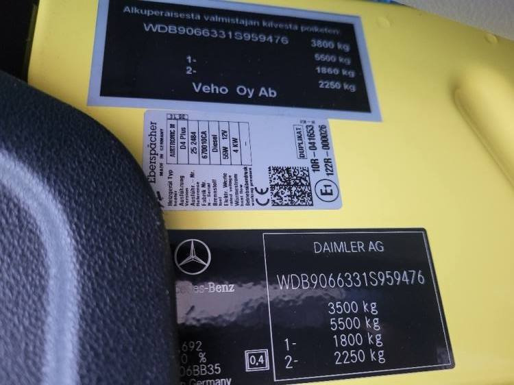 Ambulance MERCEDES – BENZ SPRINTER 2.2D AMBULANCE (PROFILE) KLIMA 11.2014 EURO 5: picture 17