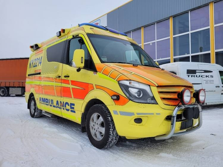 MERCEDES – BENZ SPRINTER AMBULANCE (TAMLANS) KLIMA, 11.2016, EURO 6 - Ambulance: picture 1 MERCEDES – BENZ SPRINTER AMBULANCE (TAMLANS) KLIMA, 11.2016, EURO 6 - Ambulance: picture 1