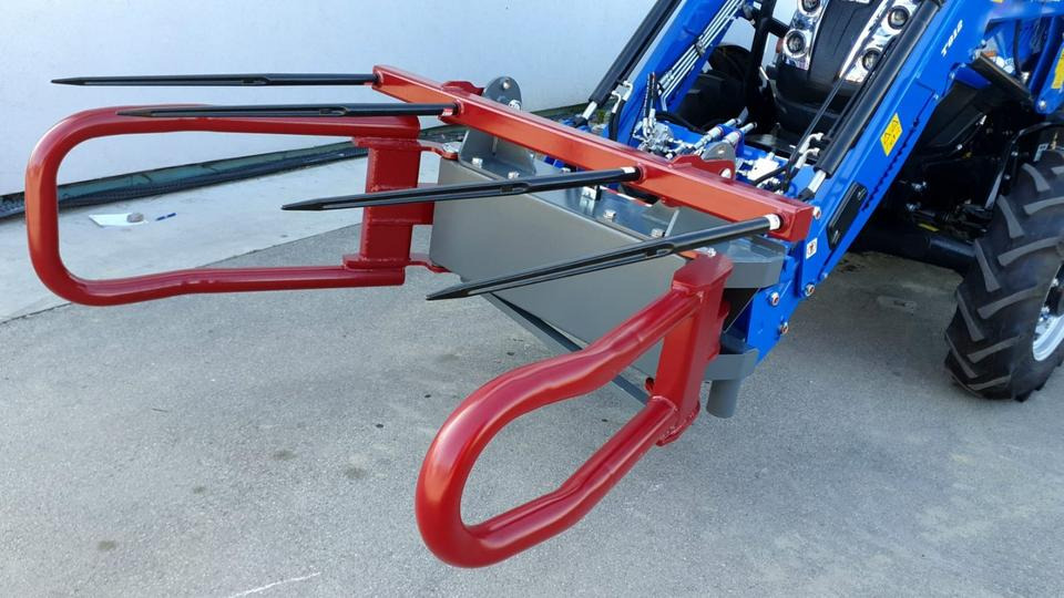 Ballenzange mit Zinken Rundbellenzange Silozange Frontlader Euro - Clamp: picture 1 Ballenzange mit Zinken Rundbellenzange Silozange Frontlader Euro - Clamp: picture 1