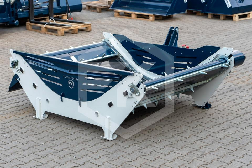 Rundballenabroller Einstreugerät Ballenabwickler Euro Rundballen - Straw shredder: picture 3 Rundballenabroller Einstreugerät Ballenabwickler Euro Rundballen - Straw shredder: picture 3