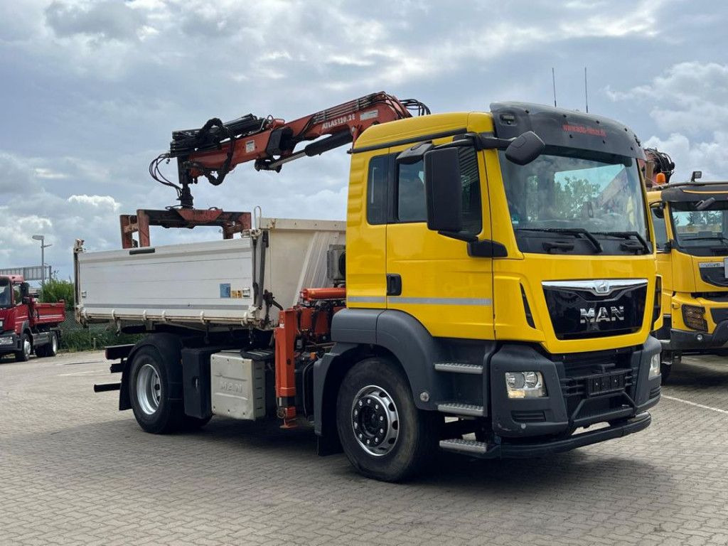MAN TG-S 18.400 4x2 BL 2-Achs Kipper Kran Atlas 120+ - Tipper, Crane truck: picture 2 MAN TG-S 18.400 4x2 BL 2-Achs Kipper Kran Atlas 120+ - Tipper, Crane truck: picture 2