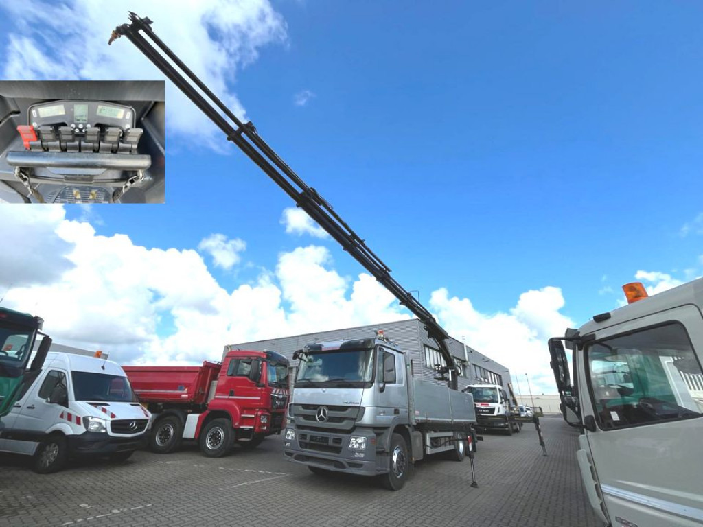 Dropside/ Flatbed truck, Crane truck MERCEDES-BENZ Actros 2546 L 6x2  Pritsche Heckkran Hiab 288 6xhyd: picture 9