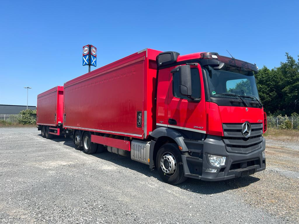 Curtain side truck MERCEDES-BENZ Antos 2540 L 6x2 Pritsche LBW Coca Cola Getränke 8,6m: picture 9